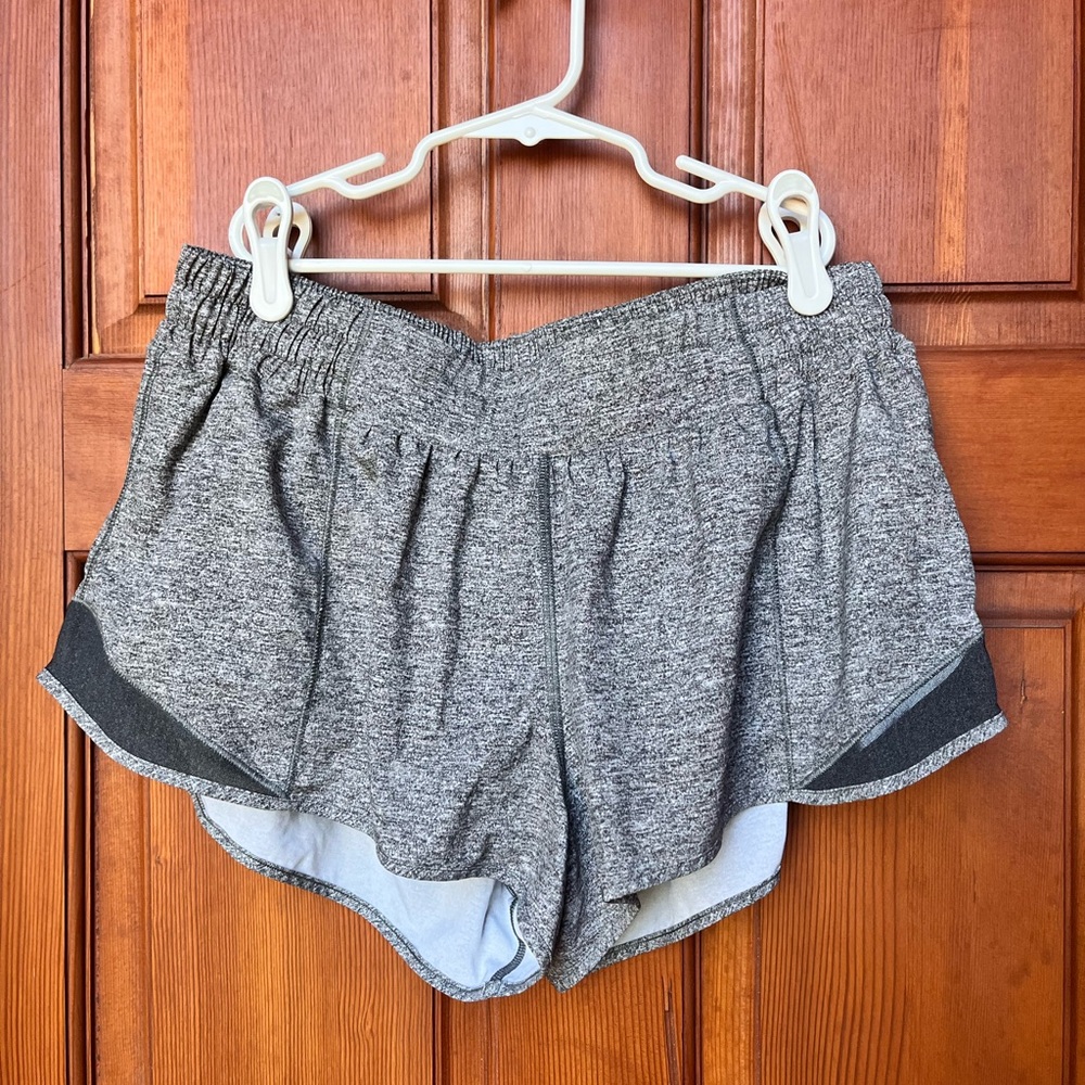 lululemon athletica Heathered Gray Athletic Shorts